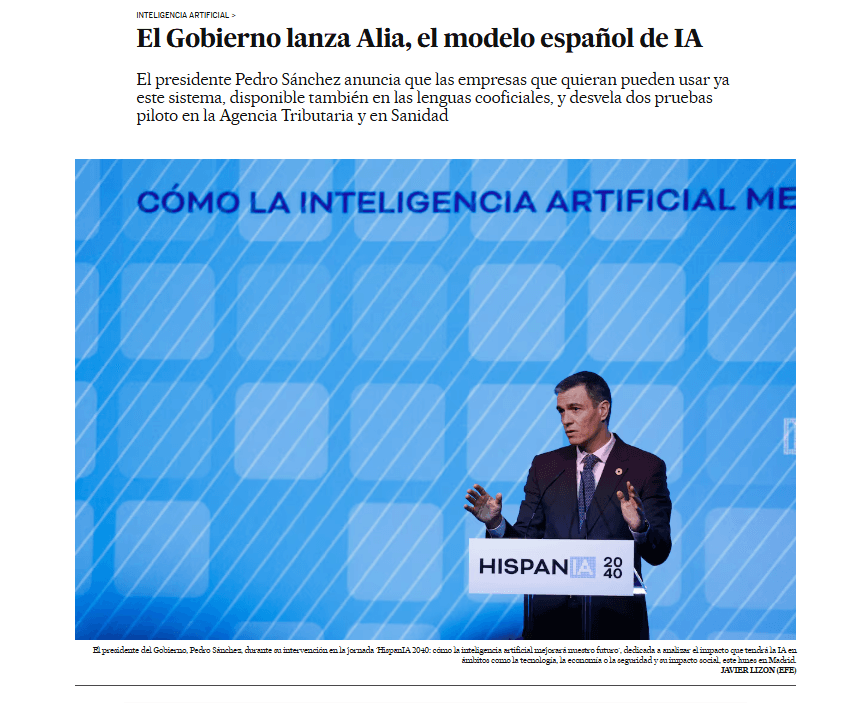 Alia, el LLM español: los 4 niveles de soberanía IA y cuál importa a tu empresa